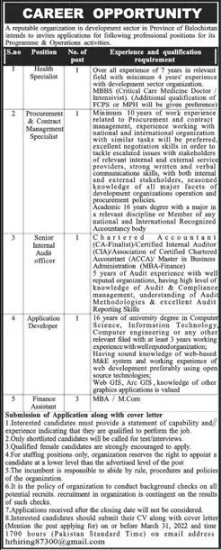 Reputable Organization Jobs – Public Sector Organization Jobs 2022 — original advertisement